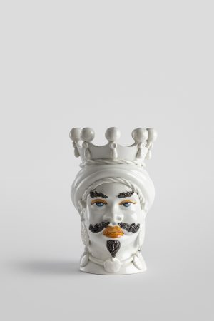 Testa unica tinta bianca